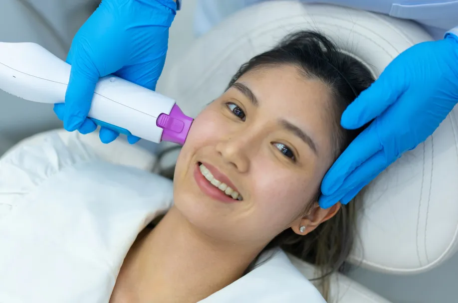 During Thermage procedure