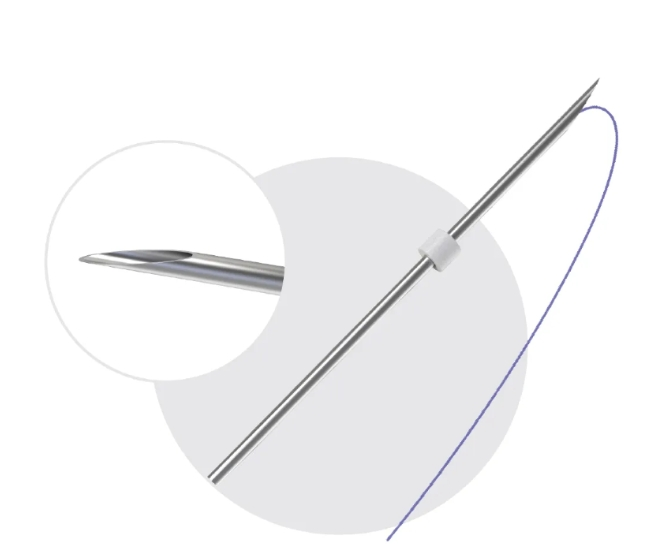 Thread Lifting with Sharp Needle