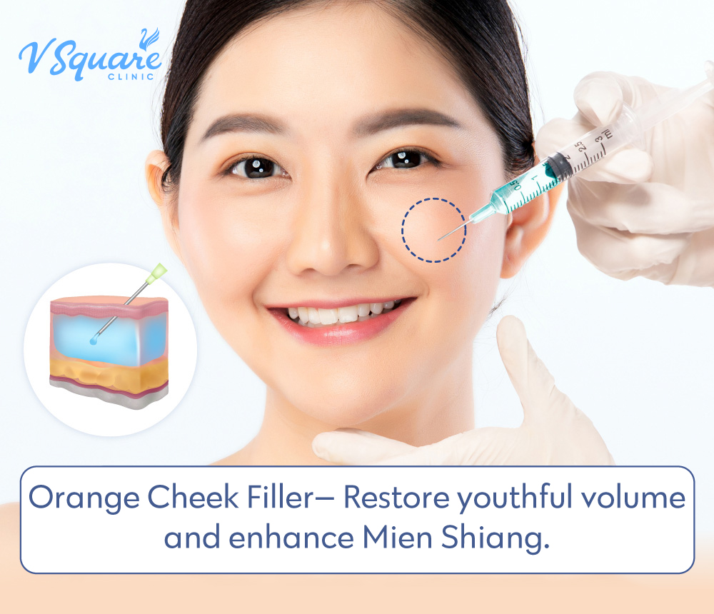 Orange Cheek Filler