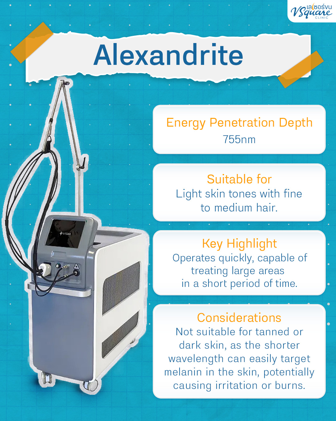 Alexandrite Laser hair removal machine