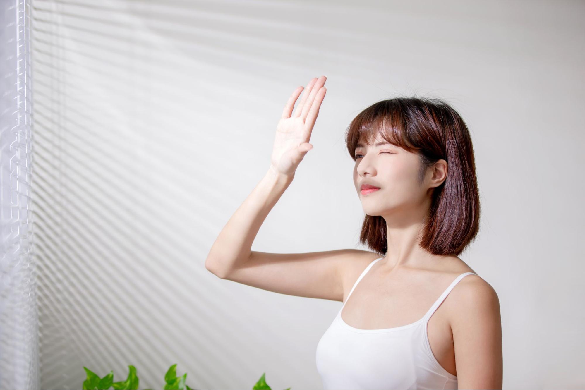 After laser pore tightening