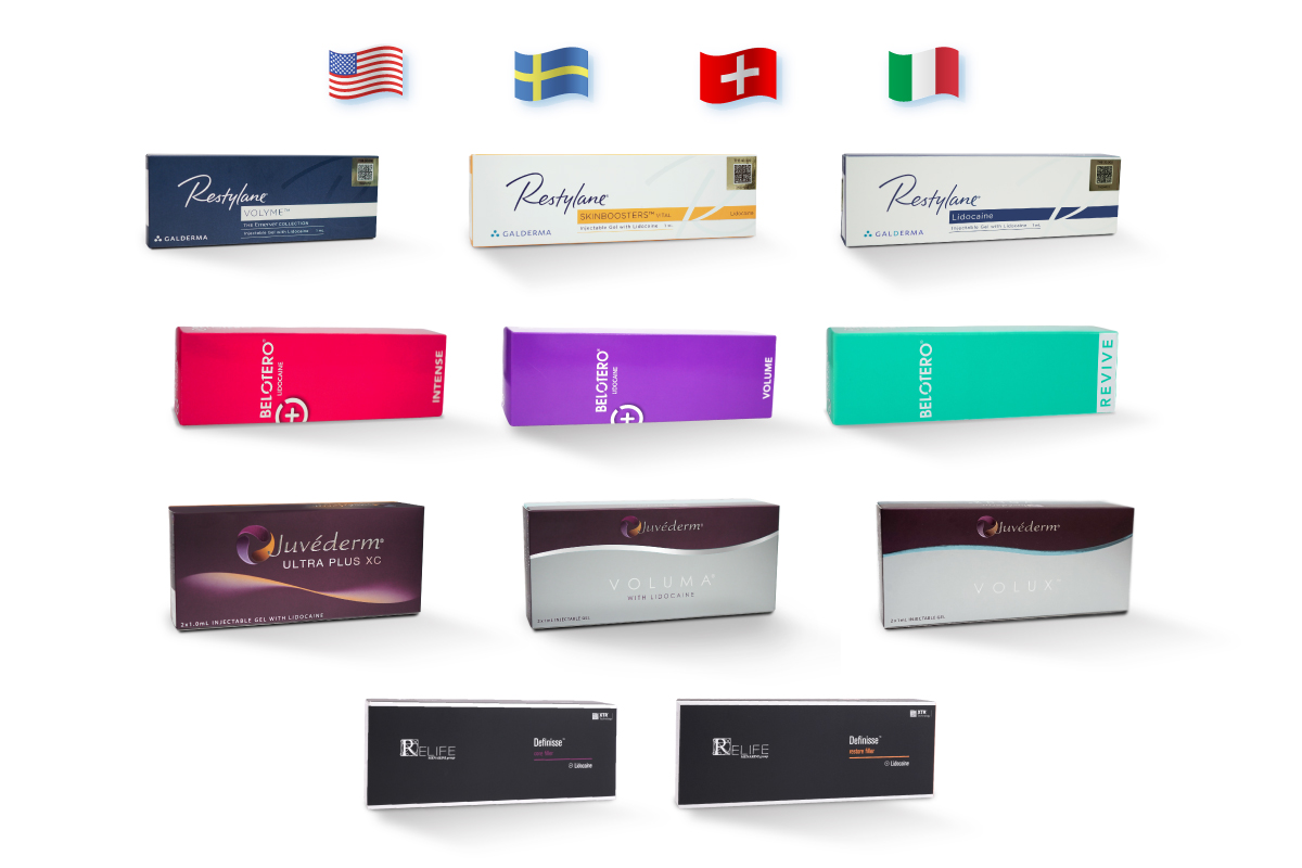 Comparison of Revolax filler with other filler brands