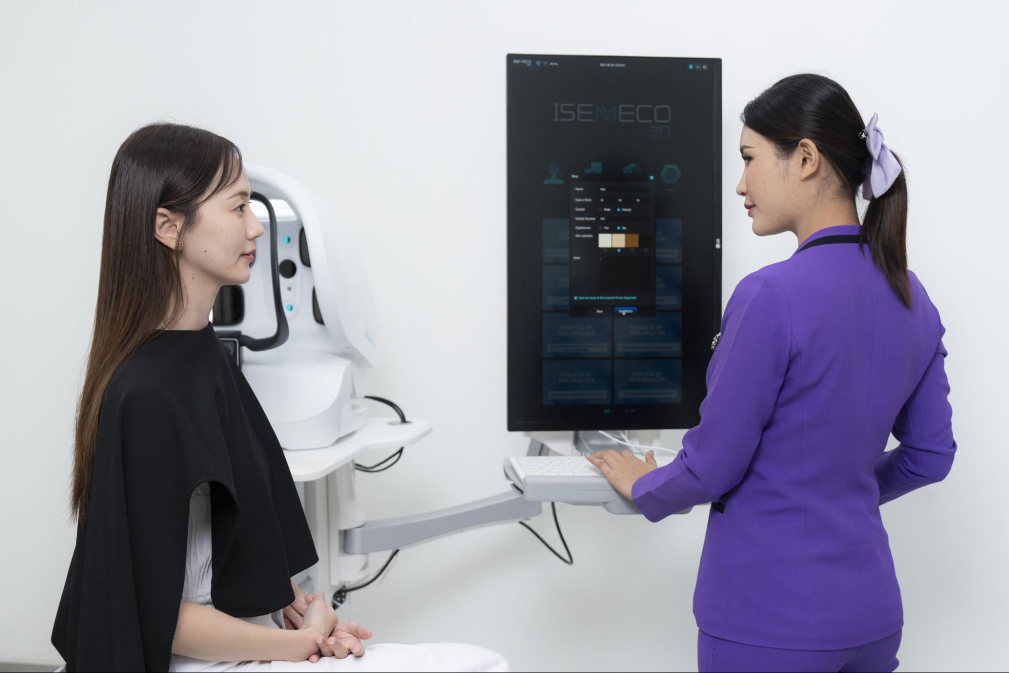 Facial scan before Picosure Pro