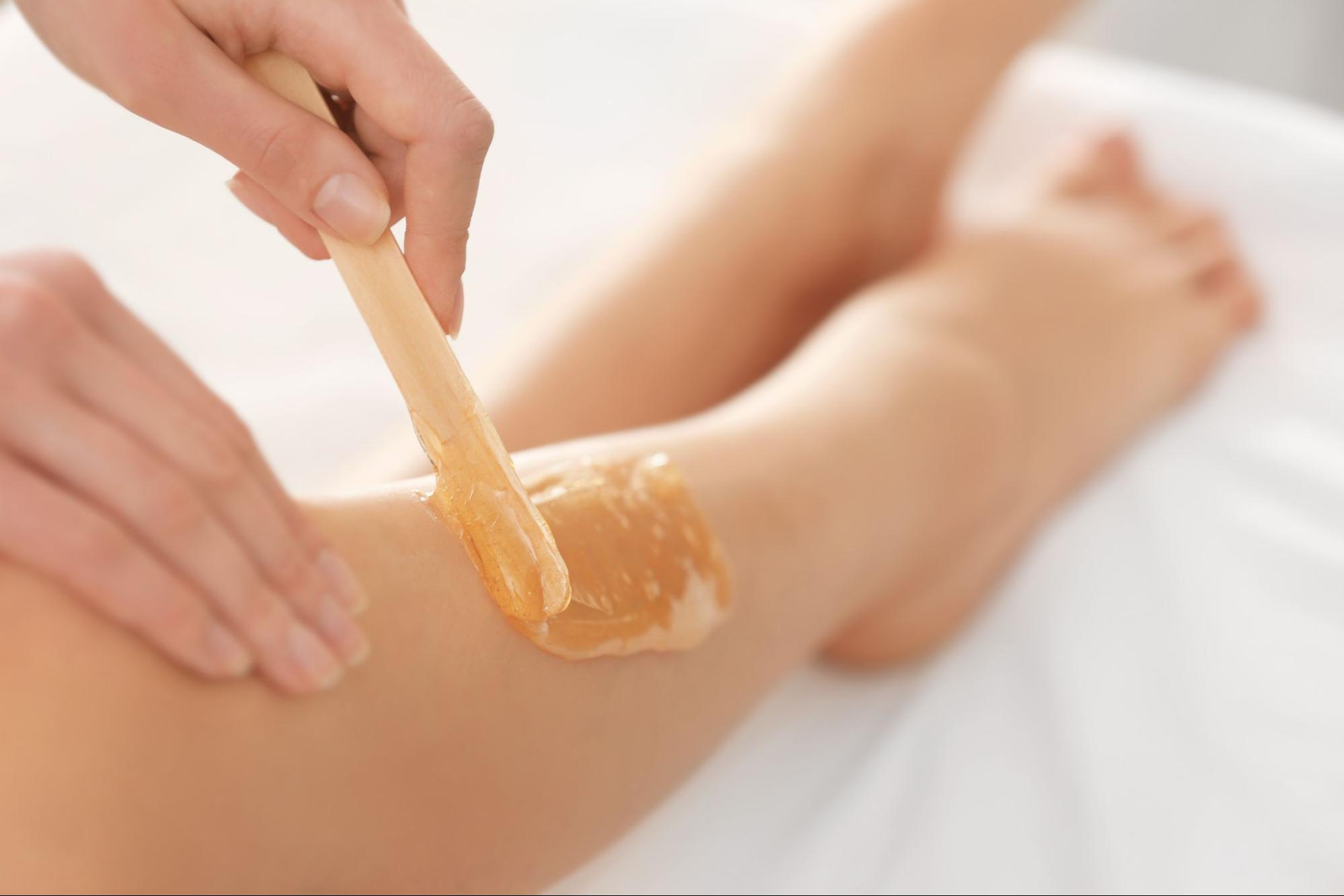 Hair removal by waxing
