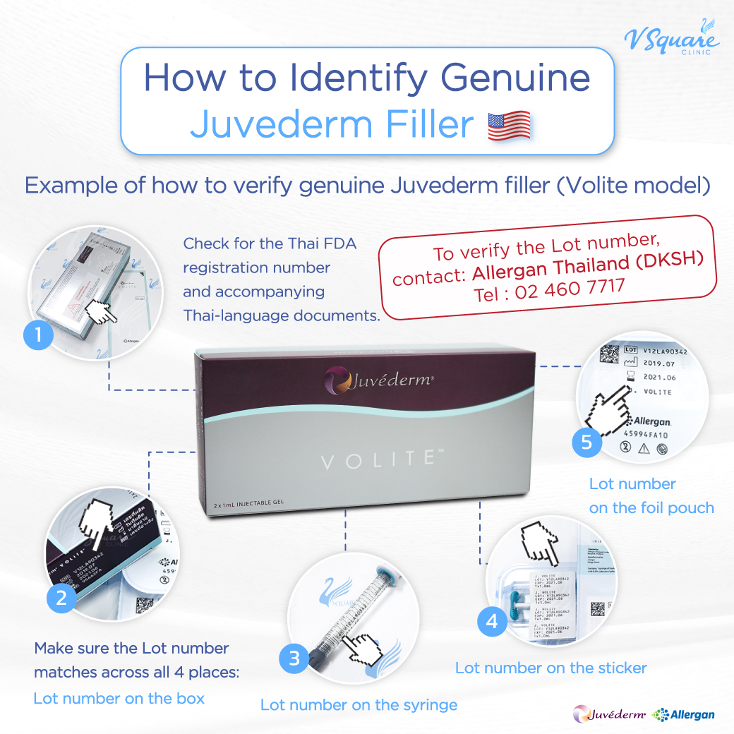 How to Verify Genuine Juvederm Volite