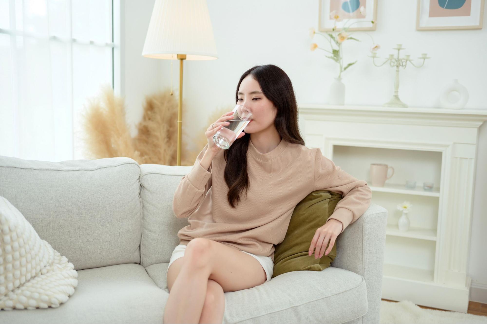 Hydration for skin lifting