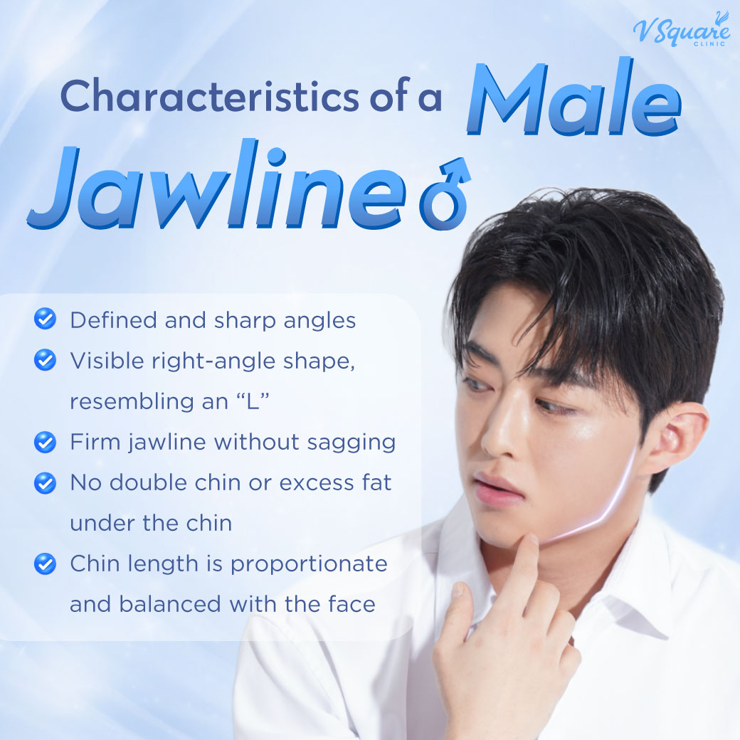 Male Jawline Characteristics