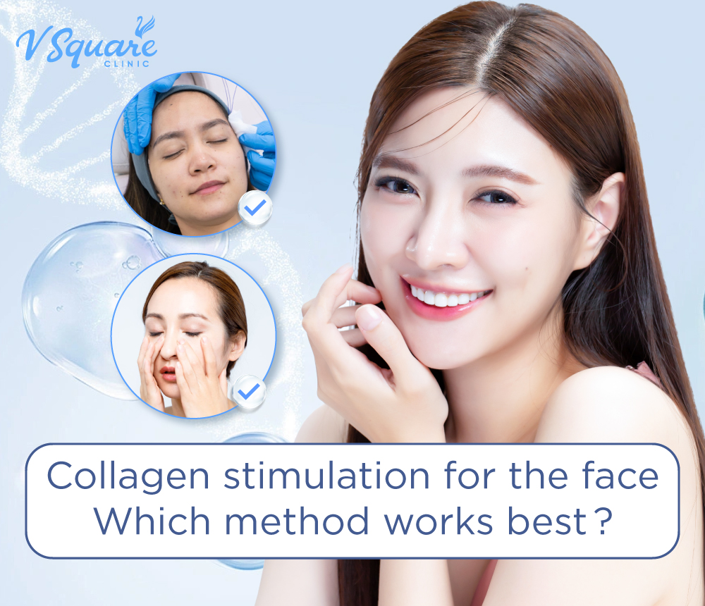 Facial collagen stimulation