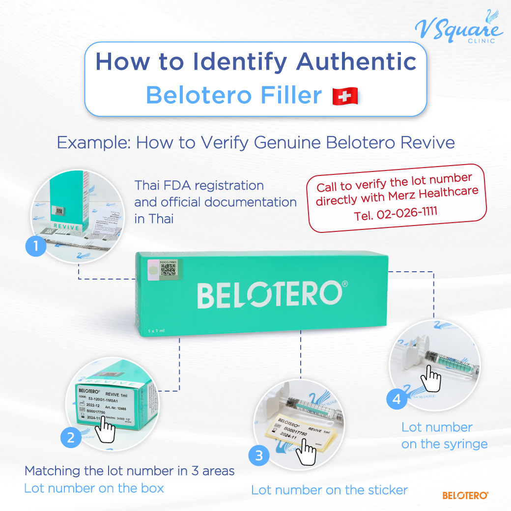 How to check Belotero Revive filler