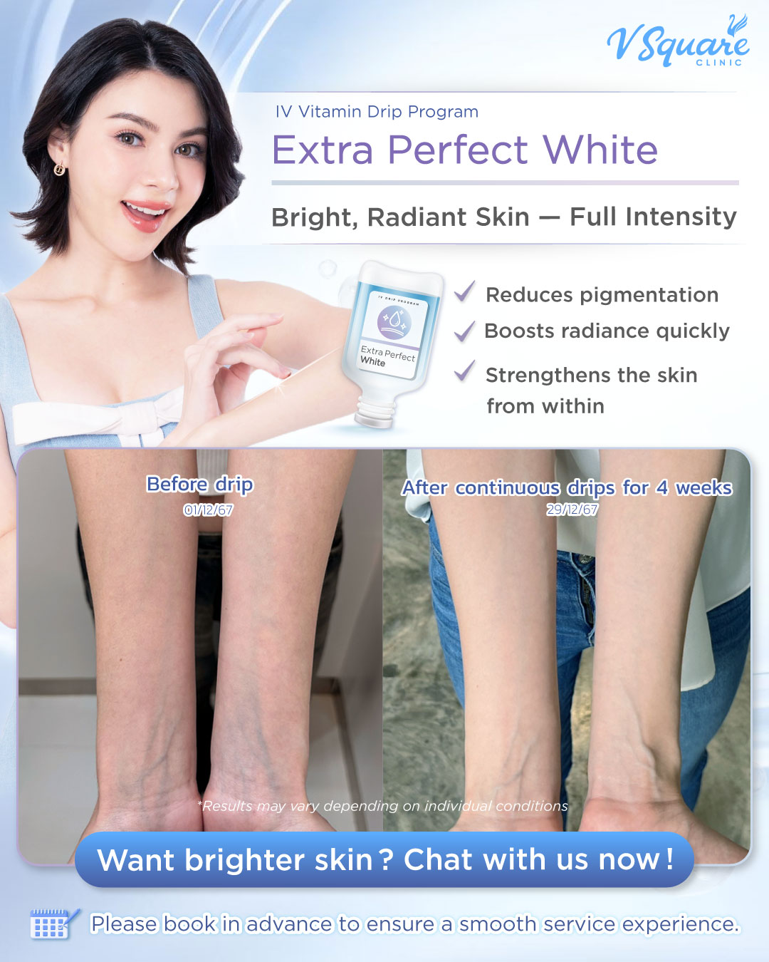 IV drip review for dehydrated skin