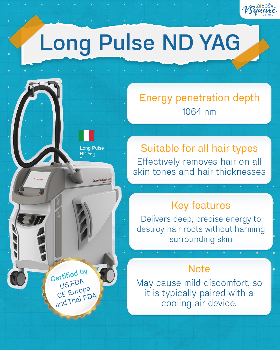 Long Pulse Nd:YAG Light B Evo