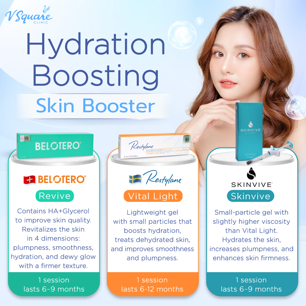 Skin booster filler for dehydrated skin